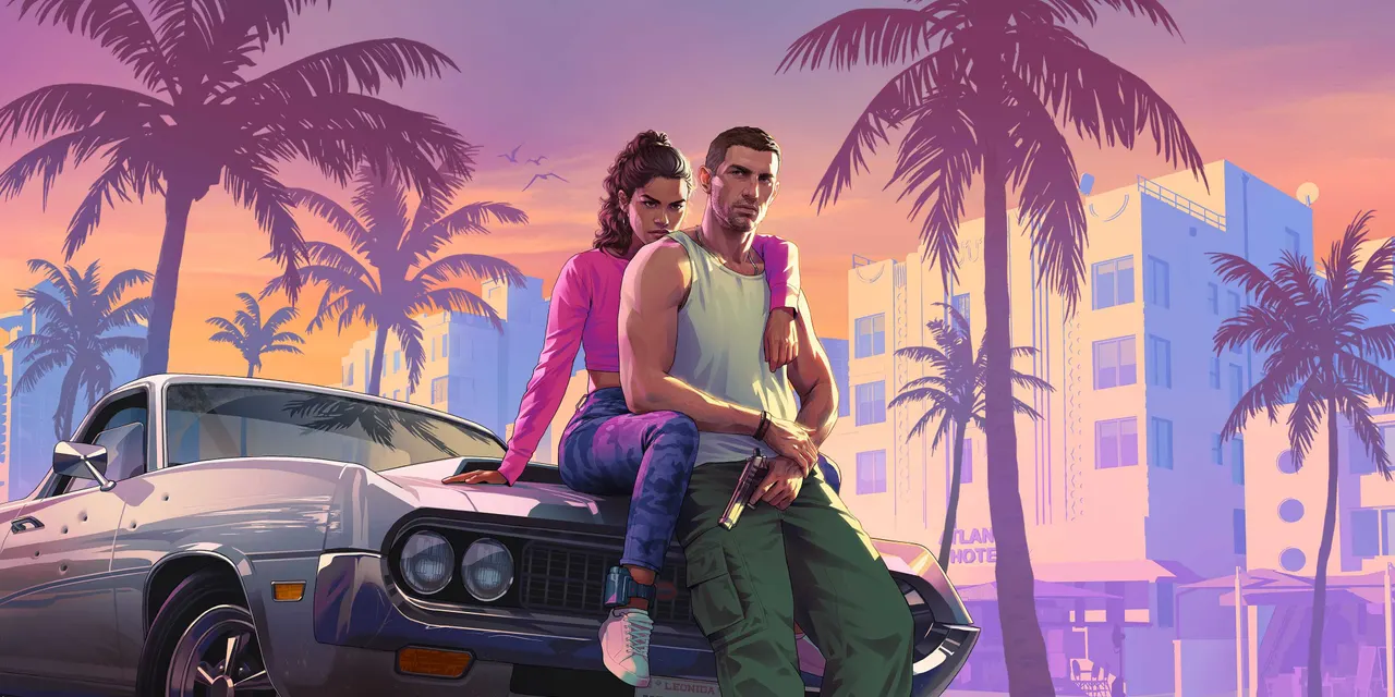 جیسون و لوسیا، شخصیتهای اصلی GTA 6، در وایس سیتی